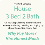 3 bedroom 2 bath home cleaning